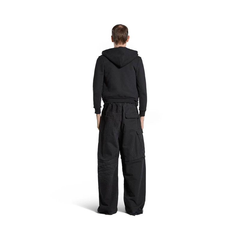Hybrid Baggy Pants in Black 4