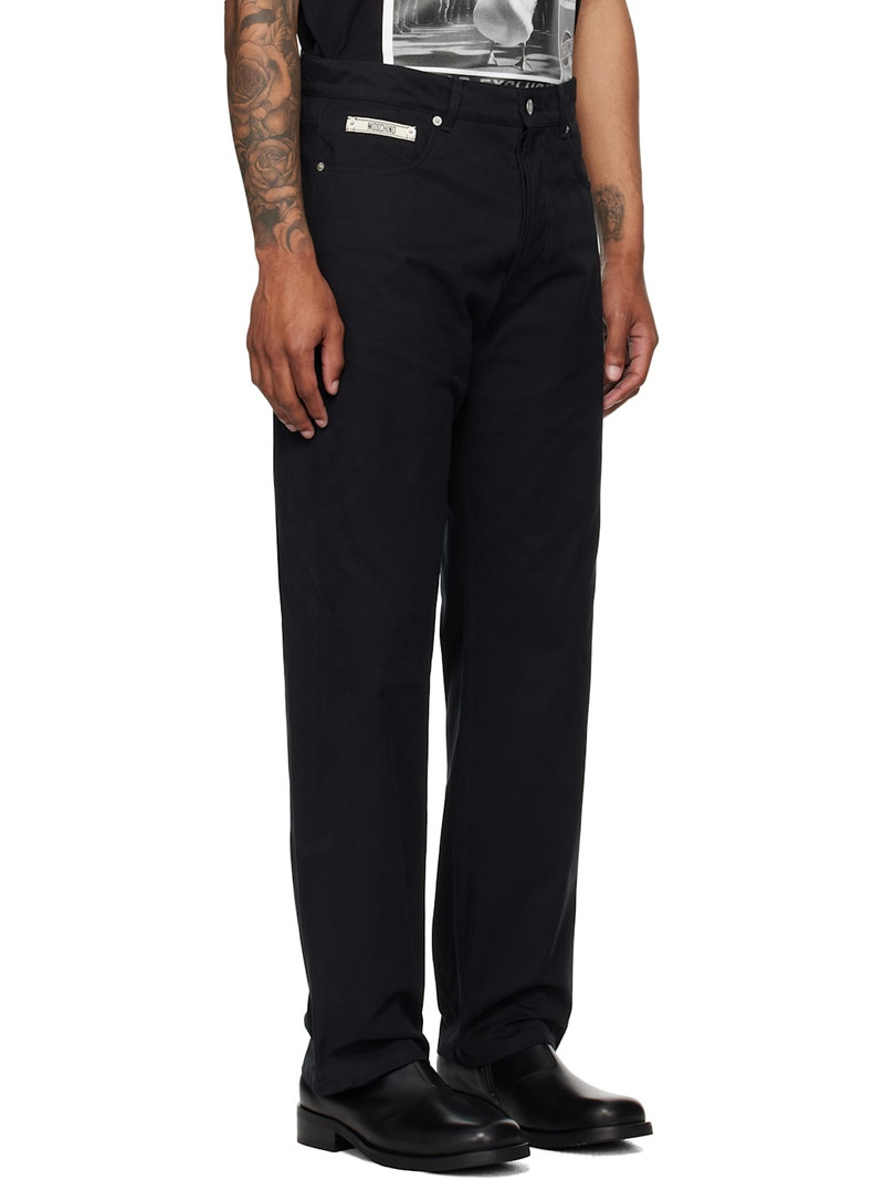 Black Moschino Tape Jeans 2