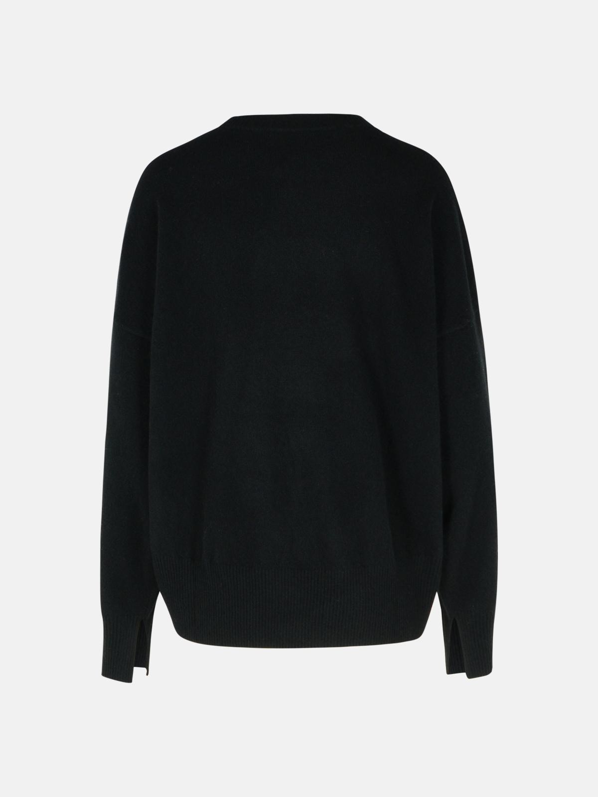 'ANAA' BLACK CASHMERE SWEATER - 3