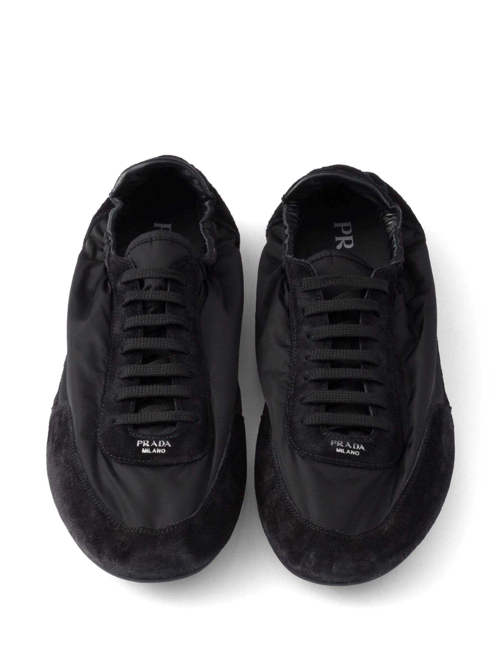 Collapse Re-Nylon Suede Sneakers - 4