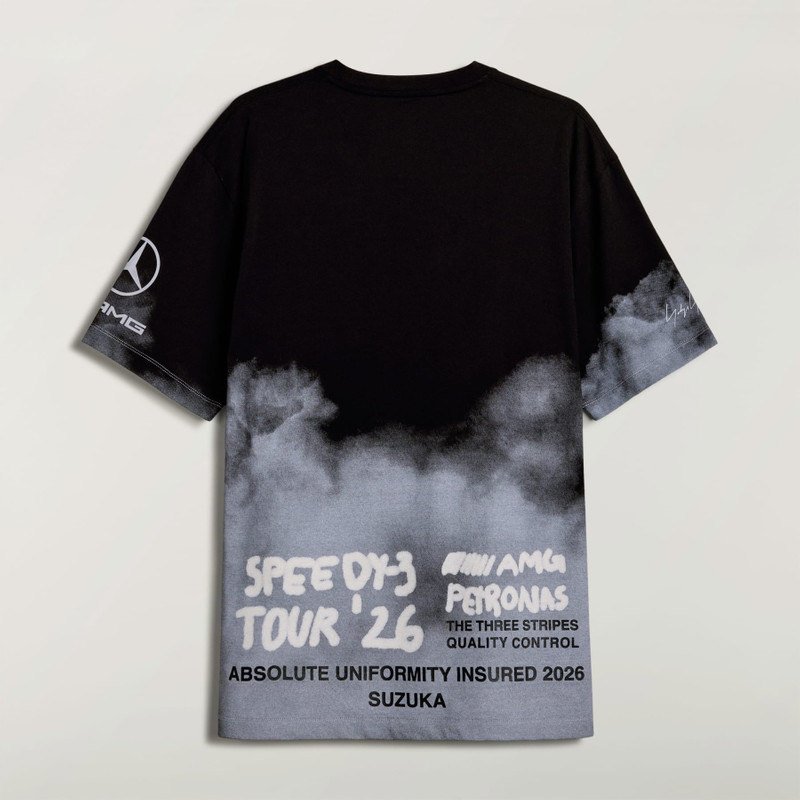Y-3 MERCEDES - AMG PETRONAS FORMULA 1 TEAM TOUR SHORT SLEEVE TEE 3