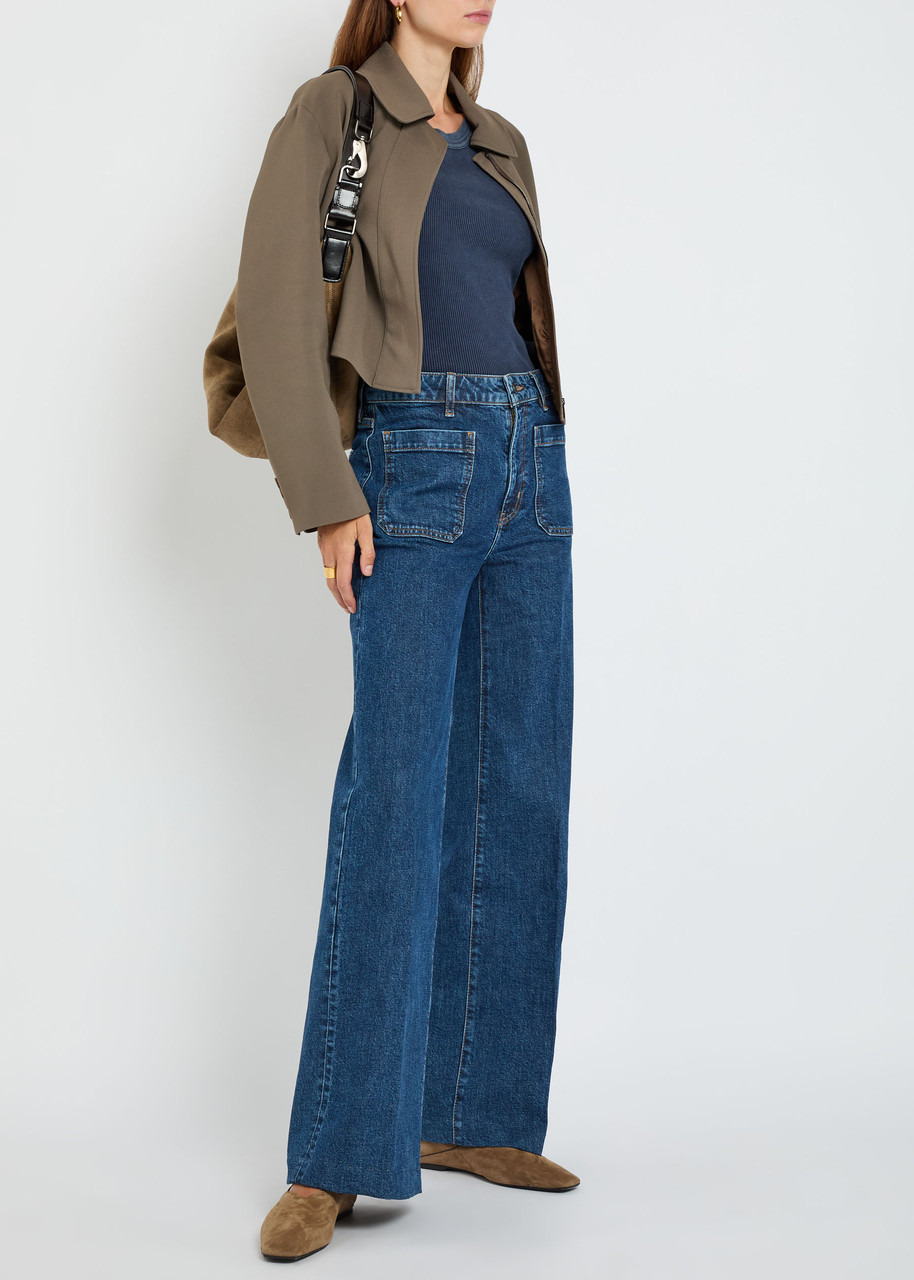 Frame The Refined Wide-leg Jeans - 4