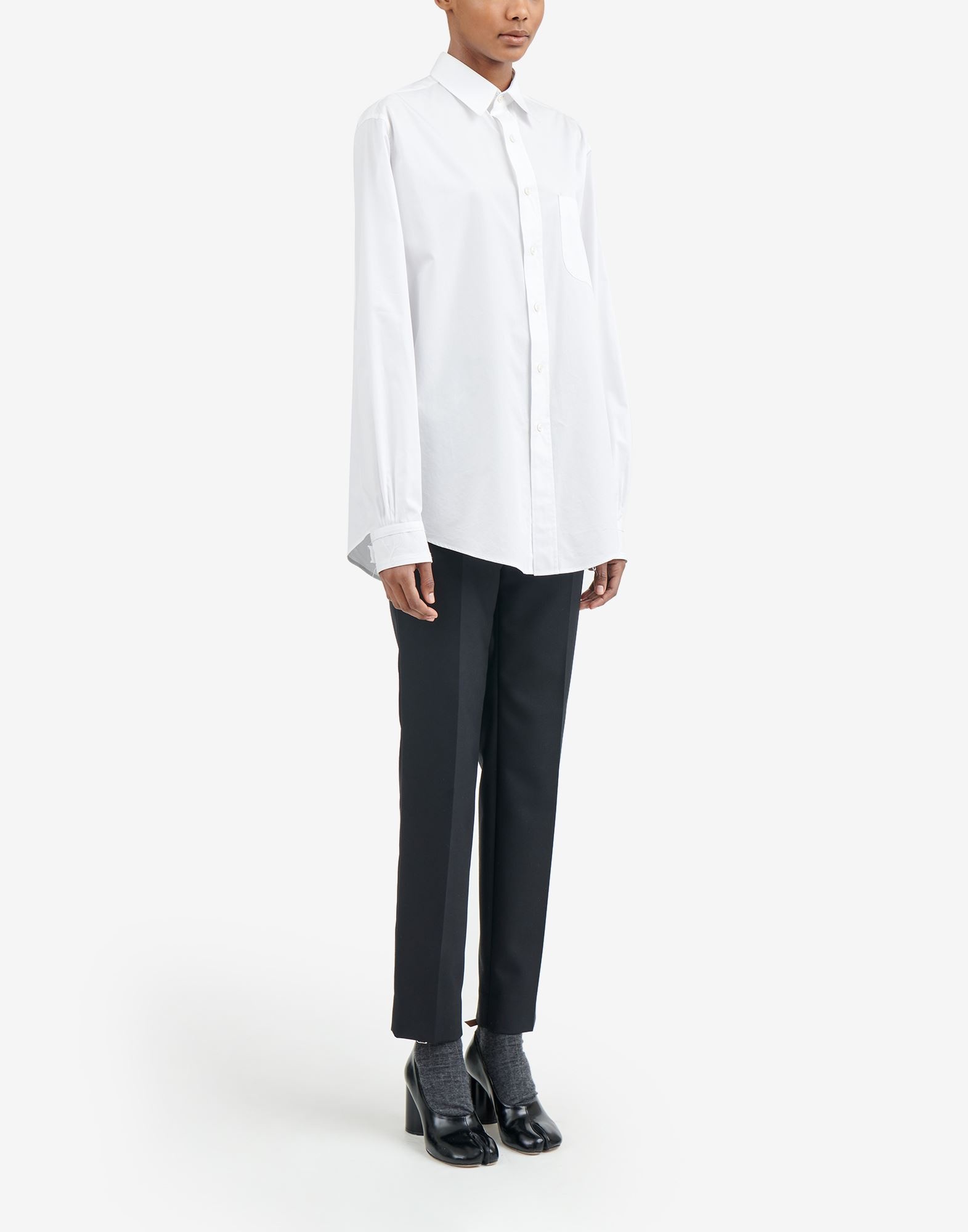 Décortiqué organic cotton poplin shirt - 3