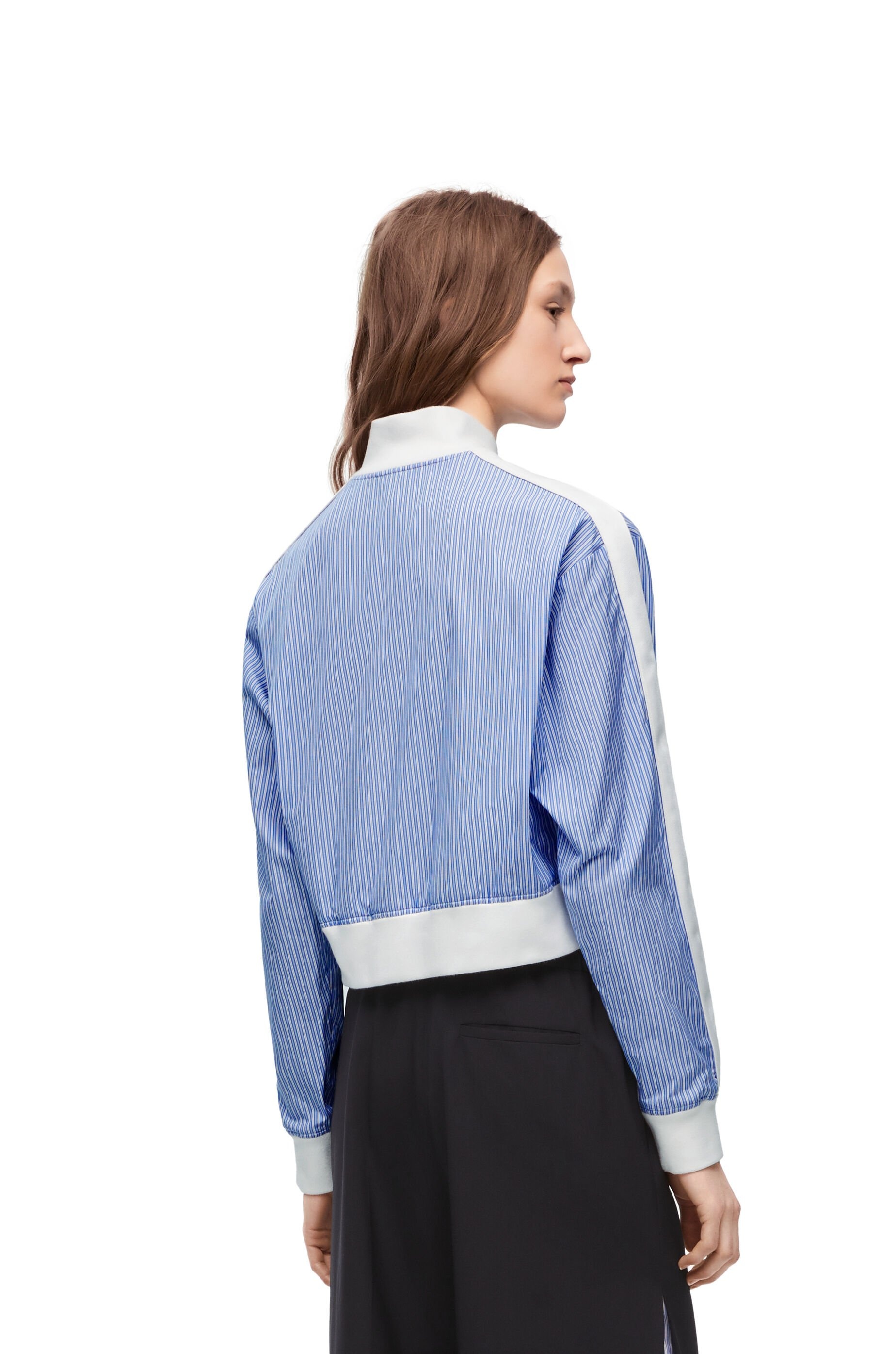 Tracksuit jacket in striped cotton - 4