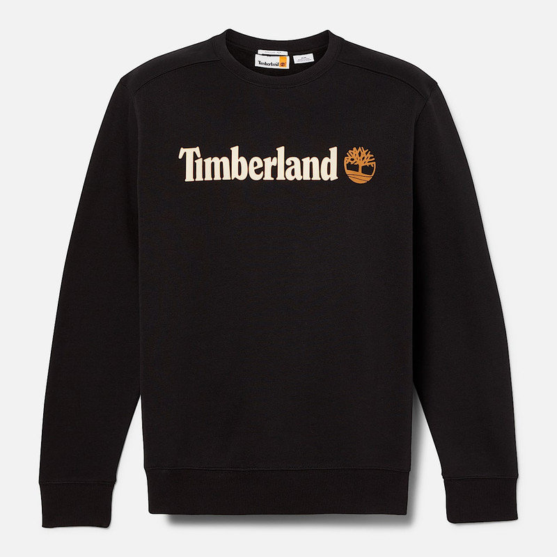 Men's Kennebec River Linear Logo Crew Neck Sweatshirt 1