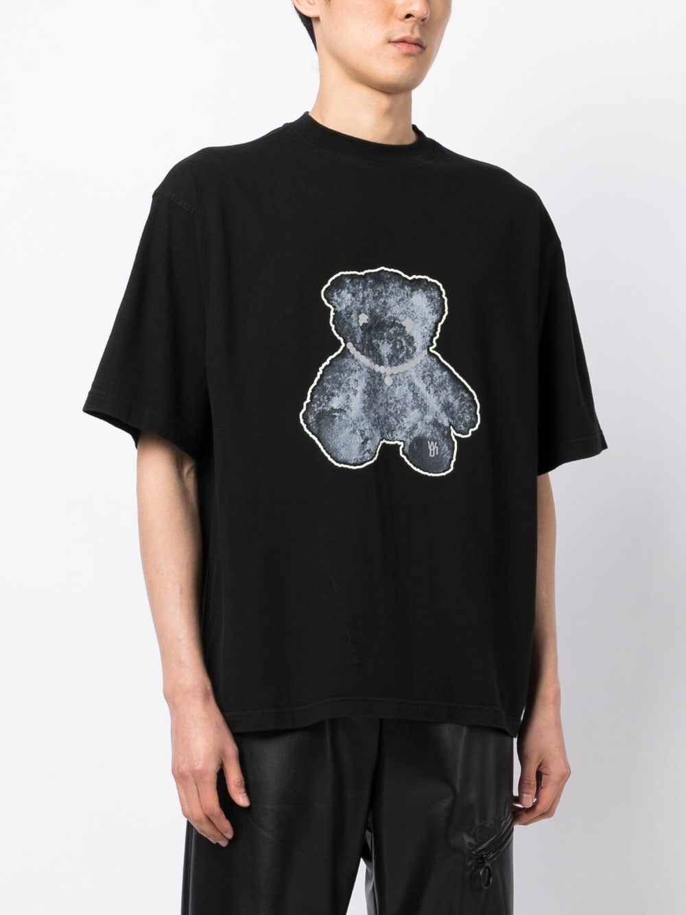 teddy bear-print cotton T-shirt - 3