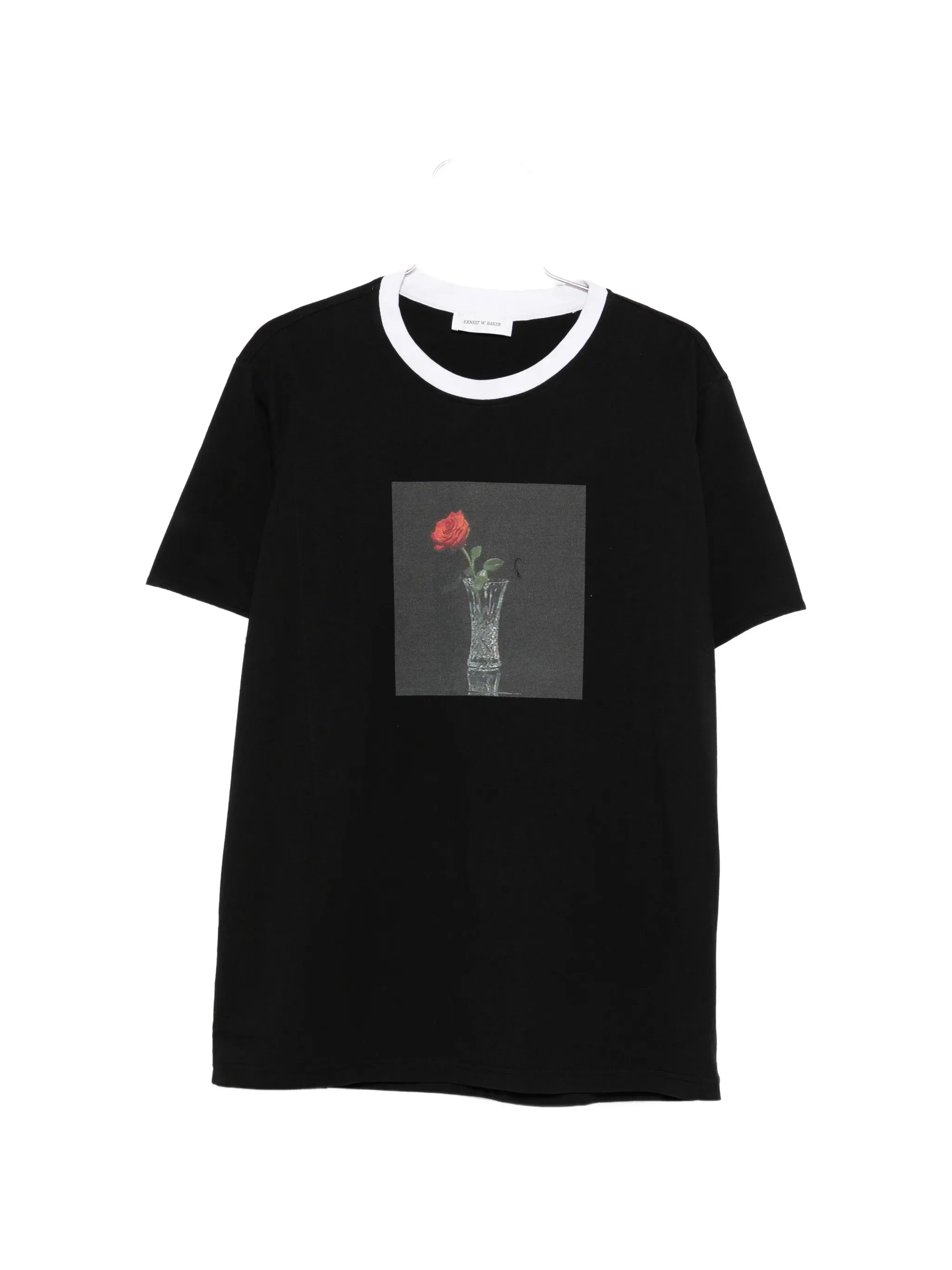 Ernest W. Baker Round-nek Rose-print T-shirt - 1