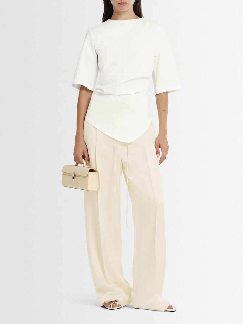 Re-invented twisted cotton t-shirt - 2
