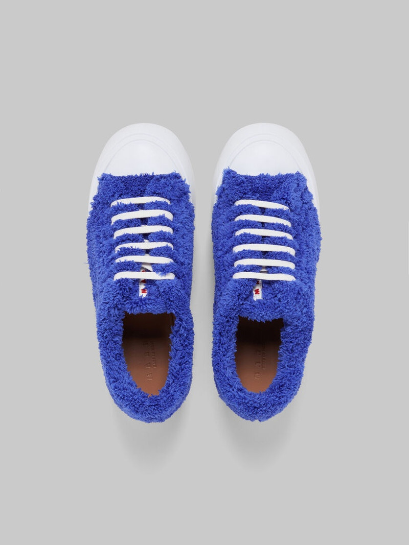BLUE TERRY PABLO LACE-UP SNEAKER 4
