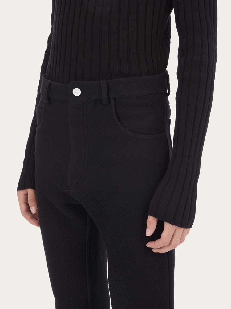 SLIM FIT 5 POCKET TROUSERS - 4