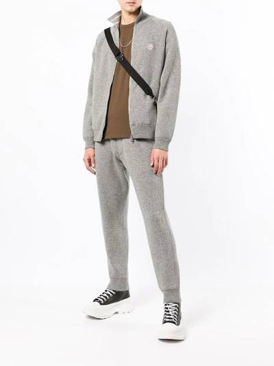 Alexander McQueen stripe-trim trousers outlook