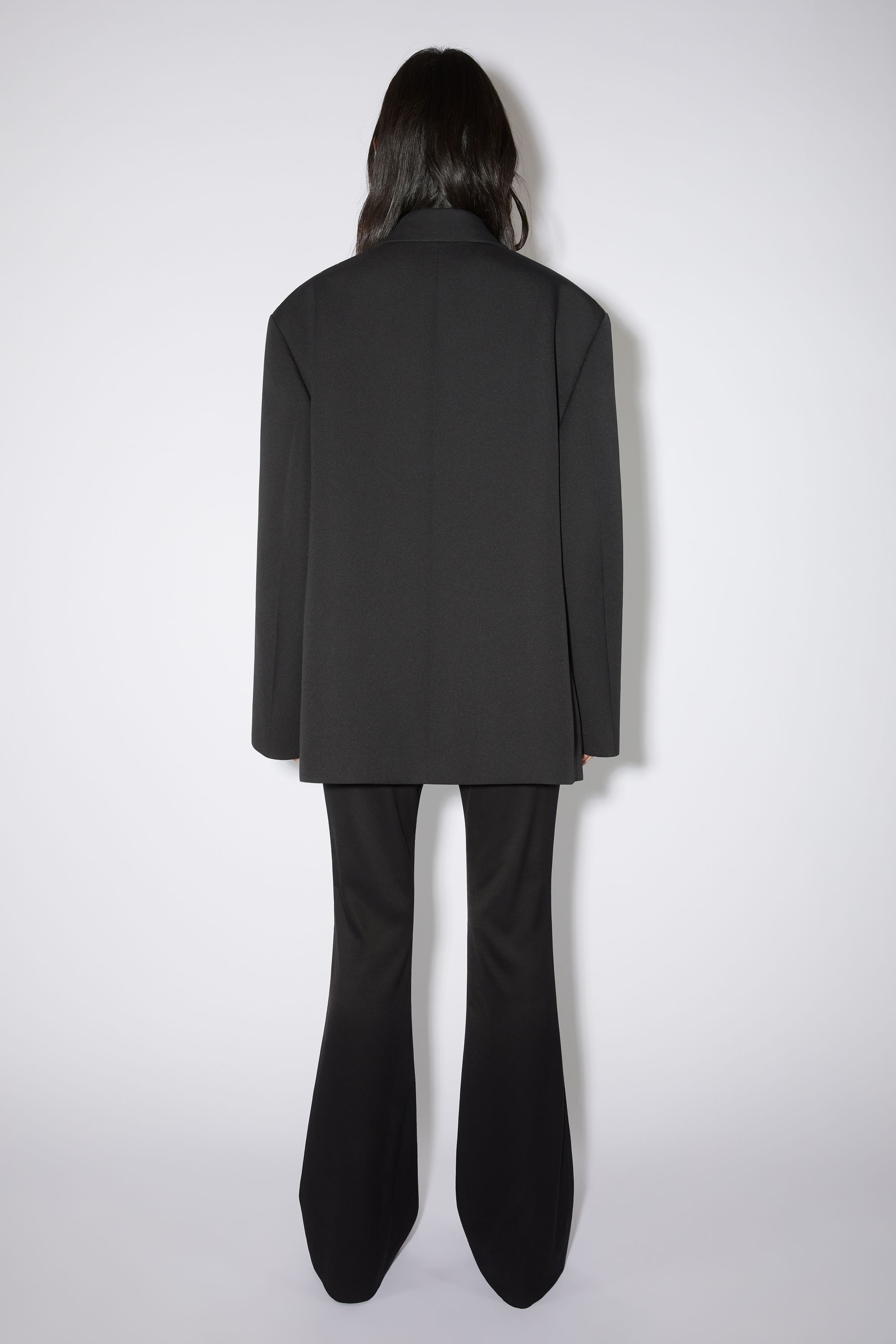 Double-breasted suit jacket - Black - 3
