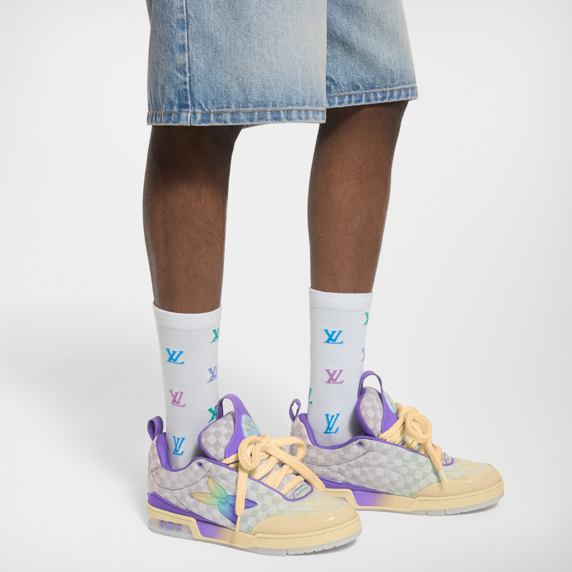LV Blason Shading Socks - 4