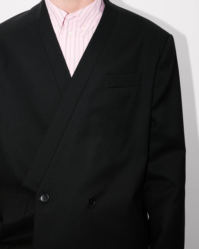 'KENZO Weave' kimono tailored jacket in wool jacquard 7