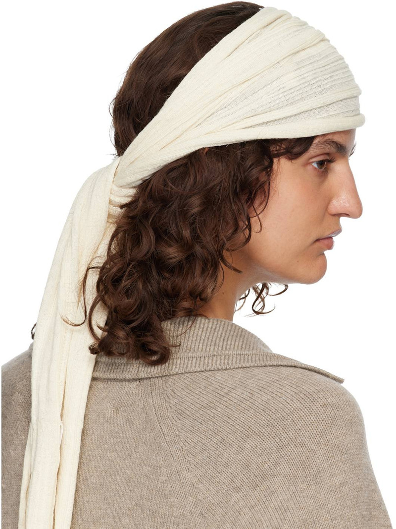 Off-White Plisse Headband 3