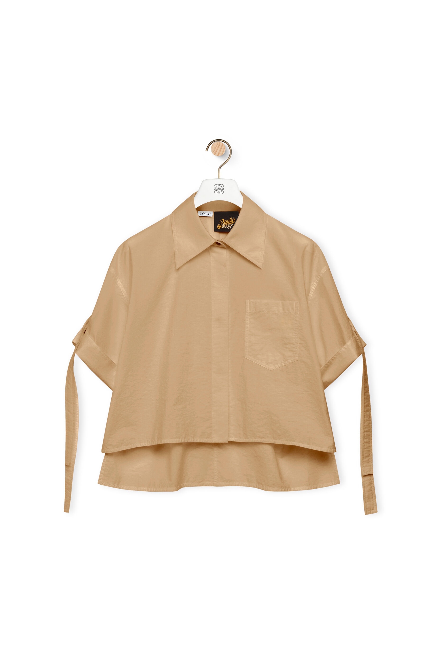 Cropped workwear shirt in cotton - 1