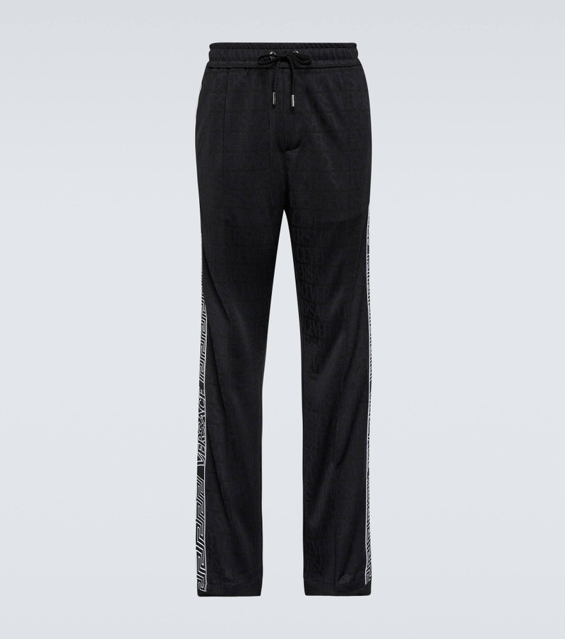 Versace Allover jacquard sweatpants 1