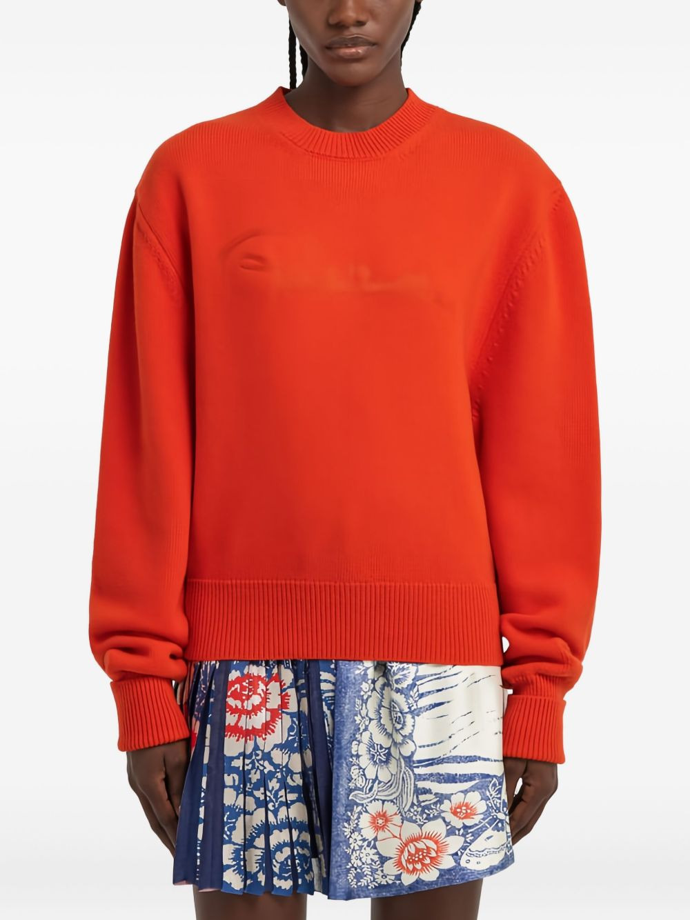 embroidered logo sweater - 3