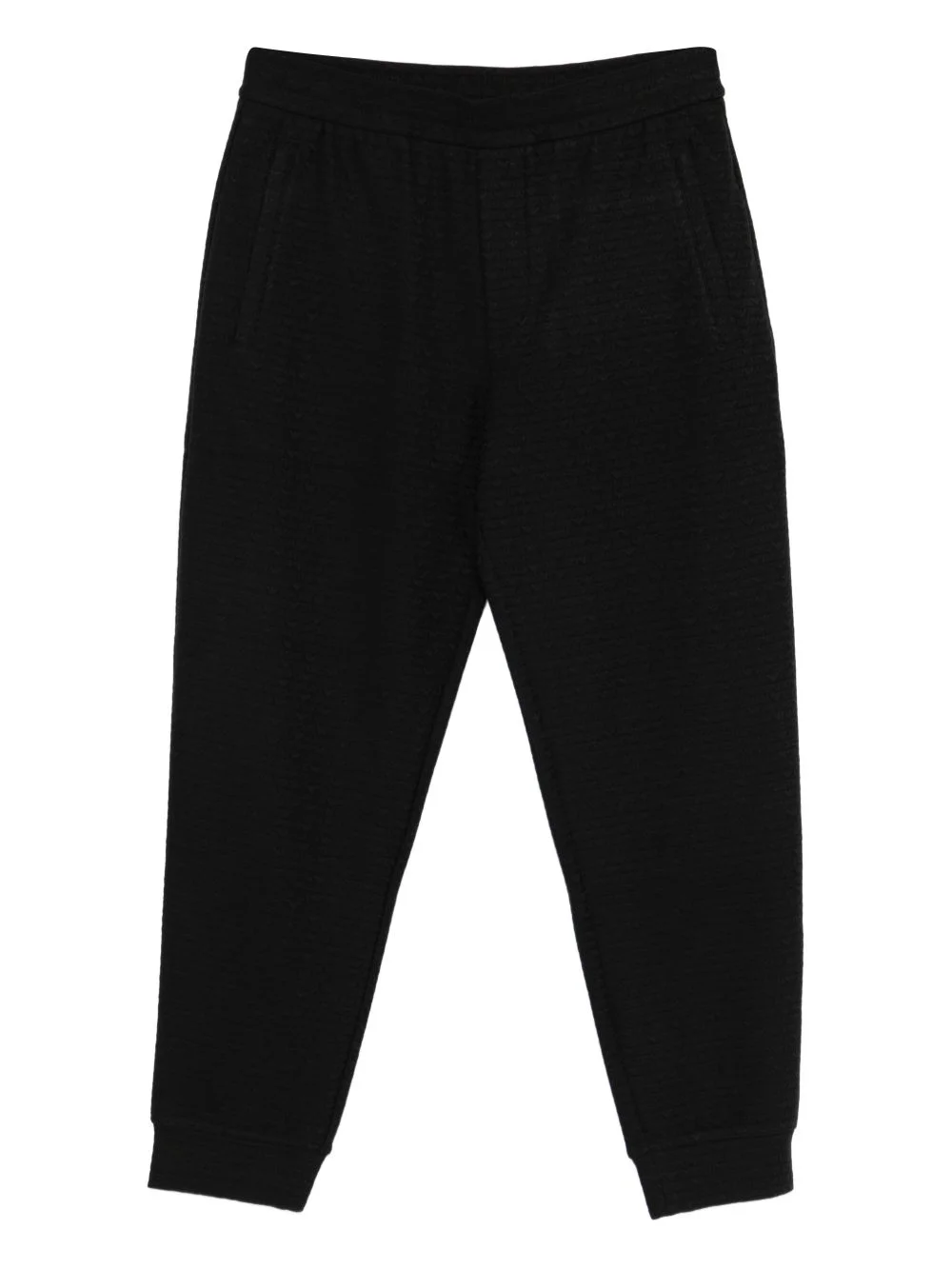 textured track pants - 1