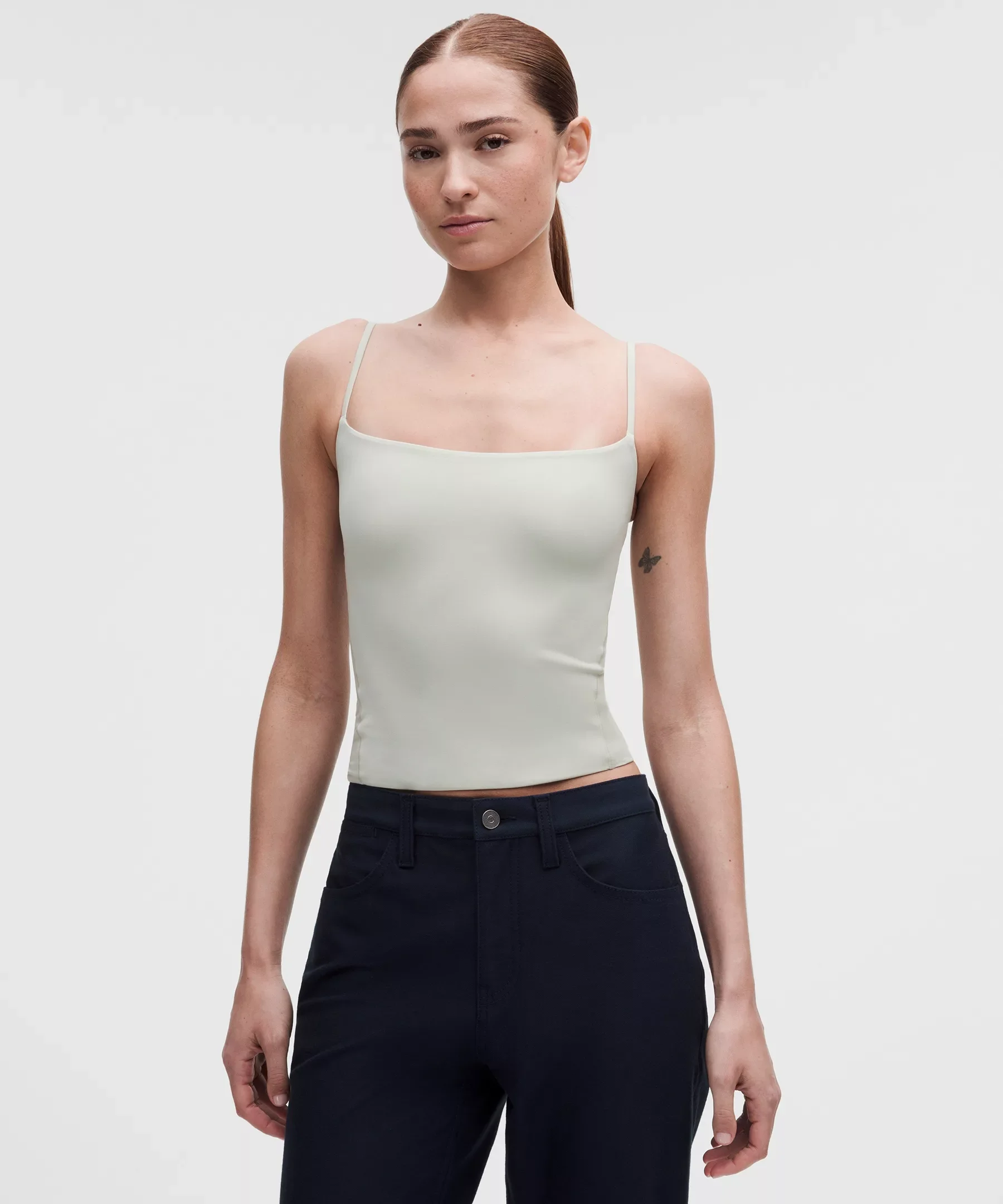Wundermost Ultra-Soft Nulu Spaghetti-Strap Adjustable Cami - 1
