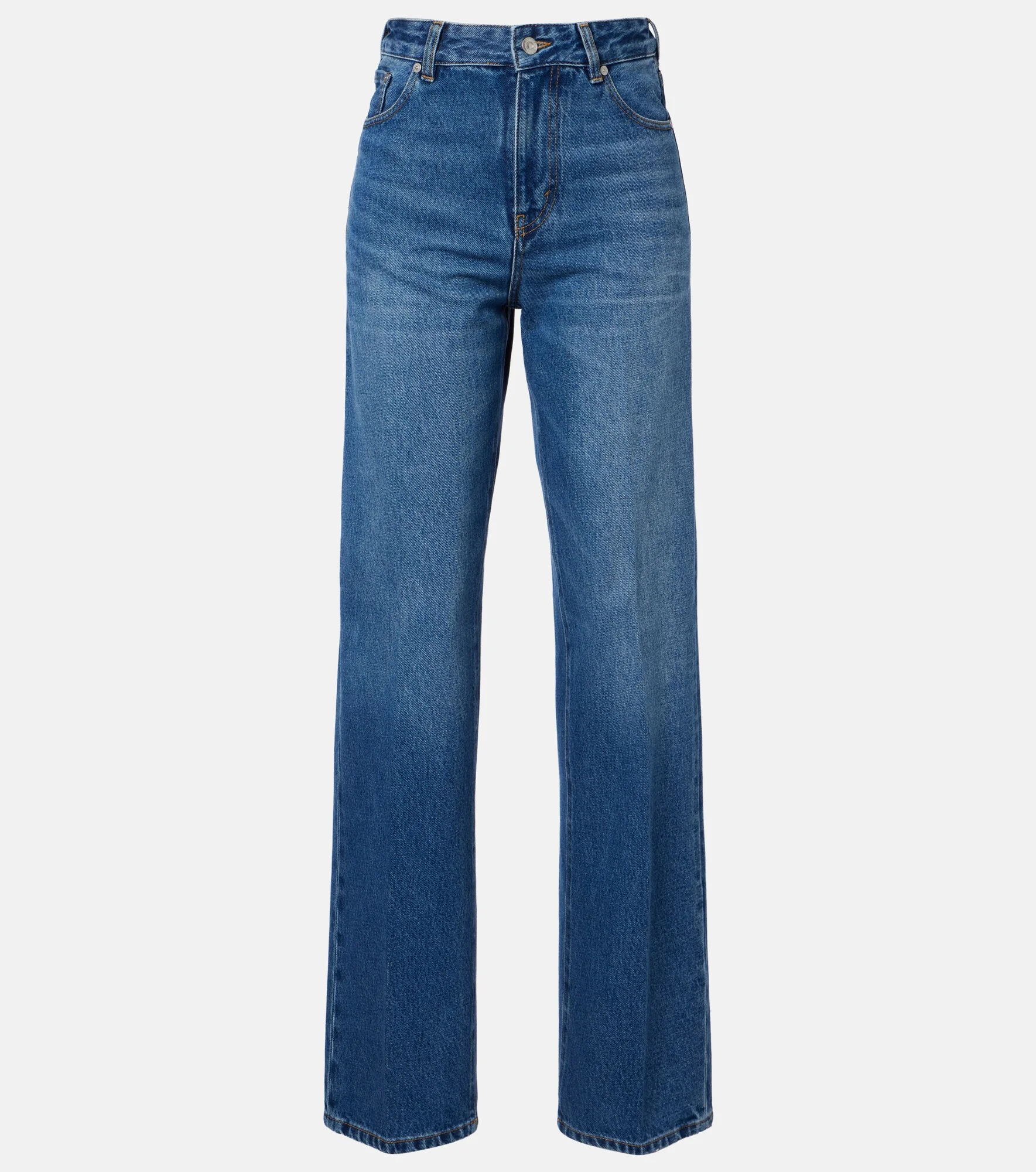 High-rise wide-leg jeans - 1