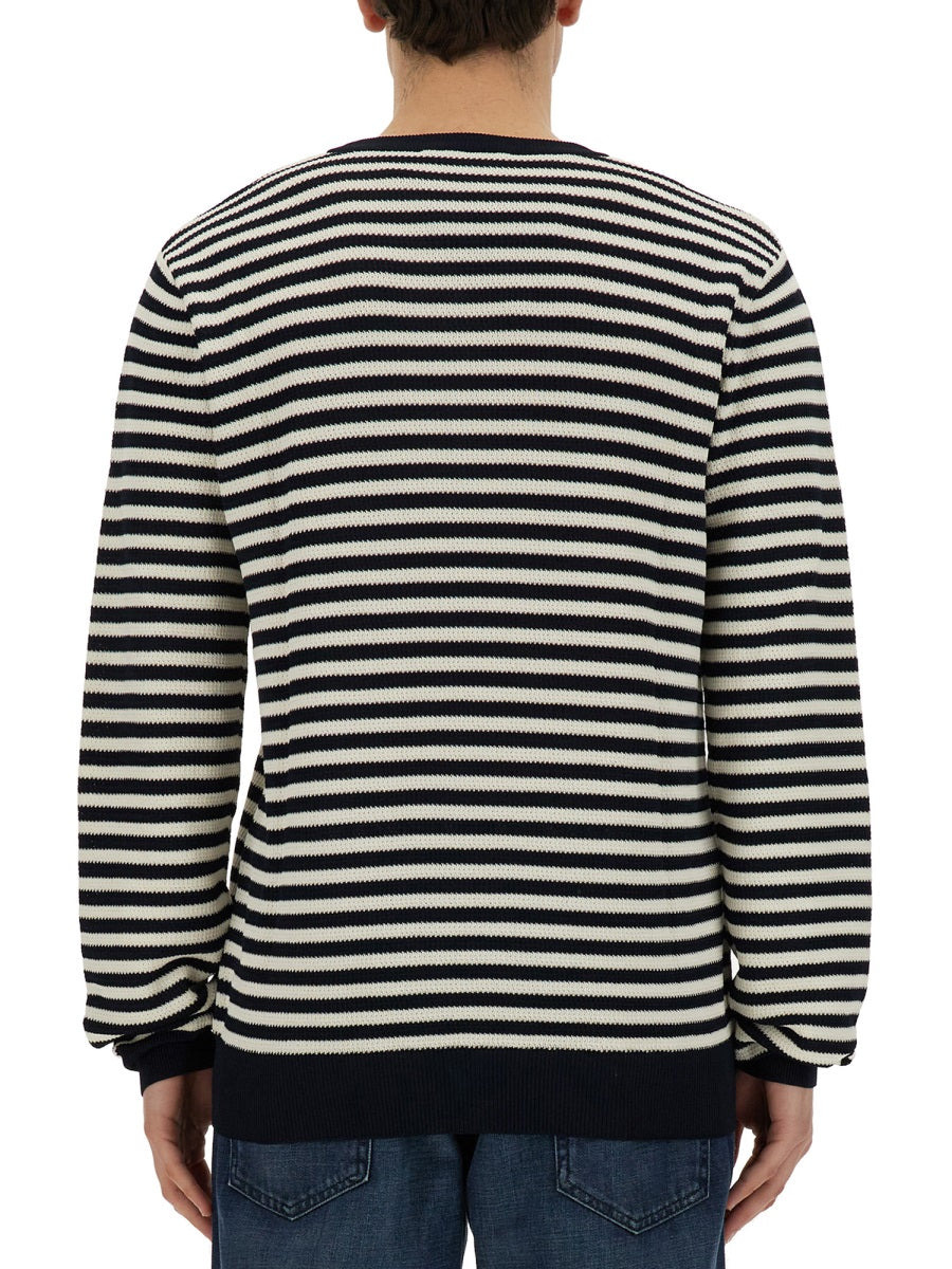 Dolce & Gabbana Men Jersey With Stripe Pattern - 3