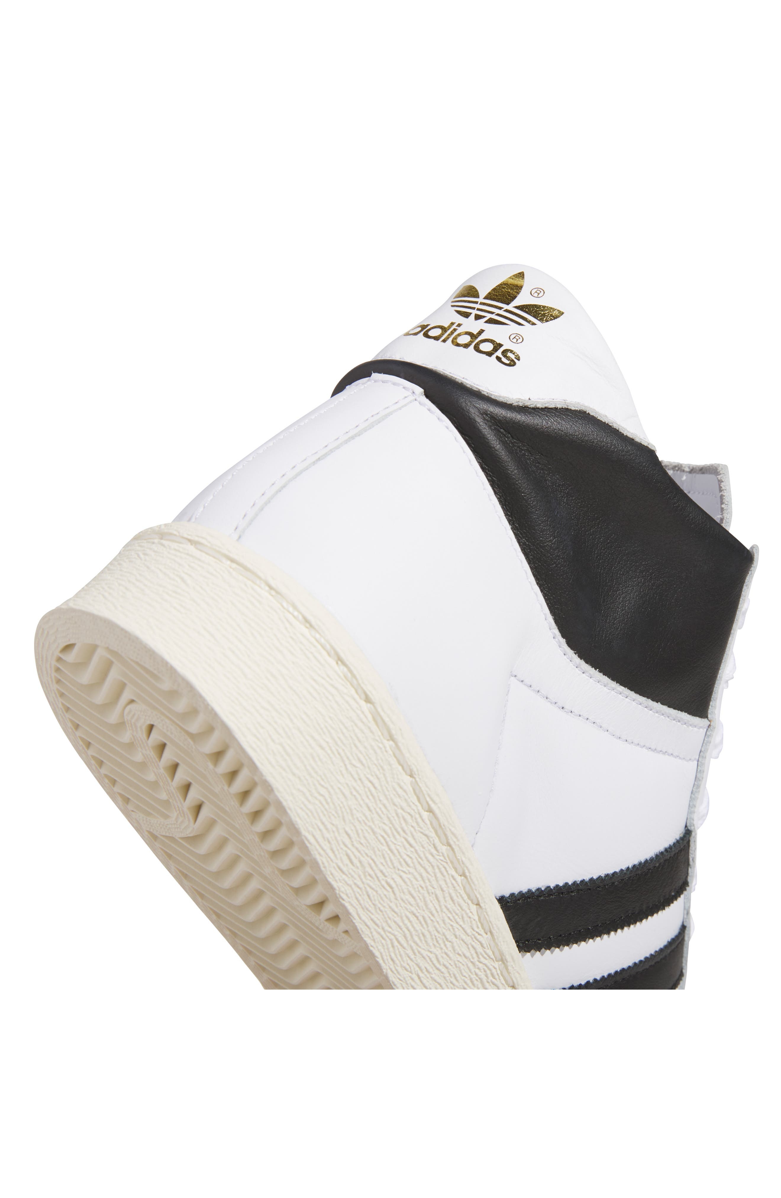 adidas Gender Inclusive Jabbar Hi Basketball Sneaker in White/Black/Off White at Nordstrom - 7