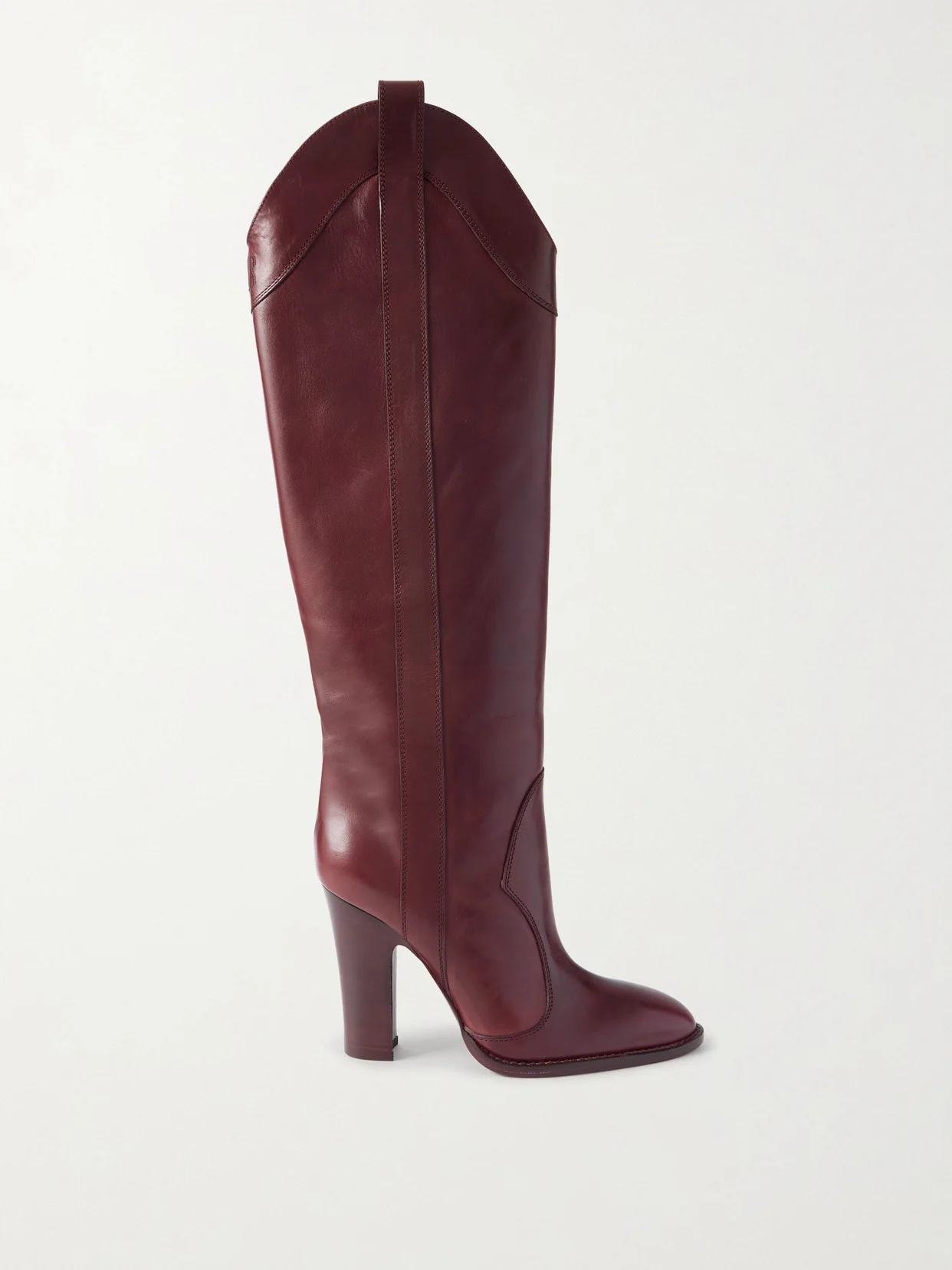 Lavinia Leather Knee Boots - 1