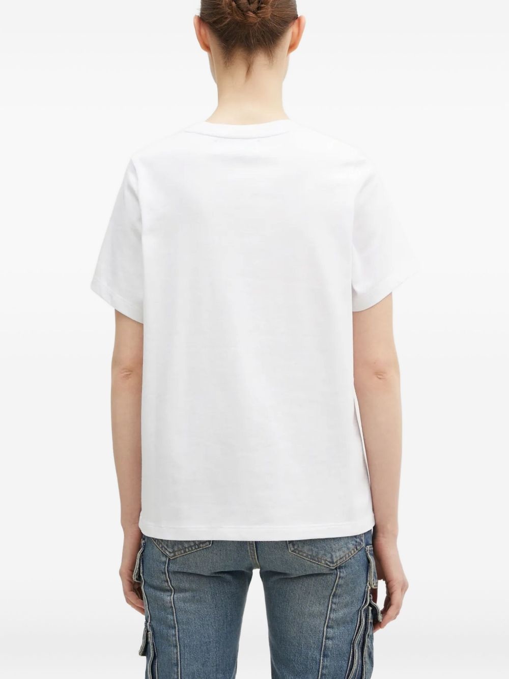embossed logo T-shirt - 4