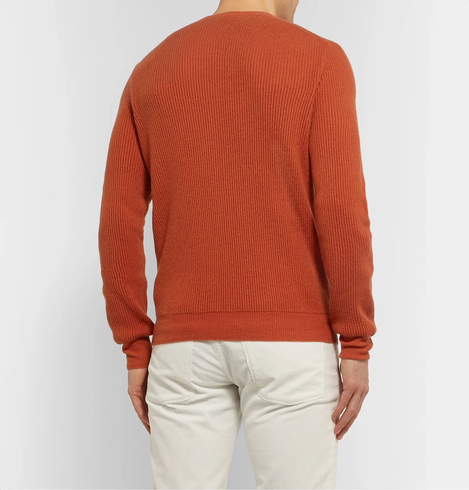 Ribbed Cashmere Sweater - 11