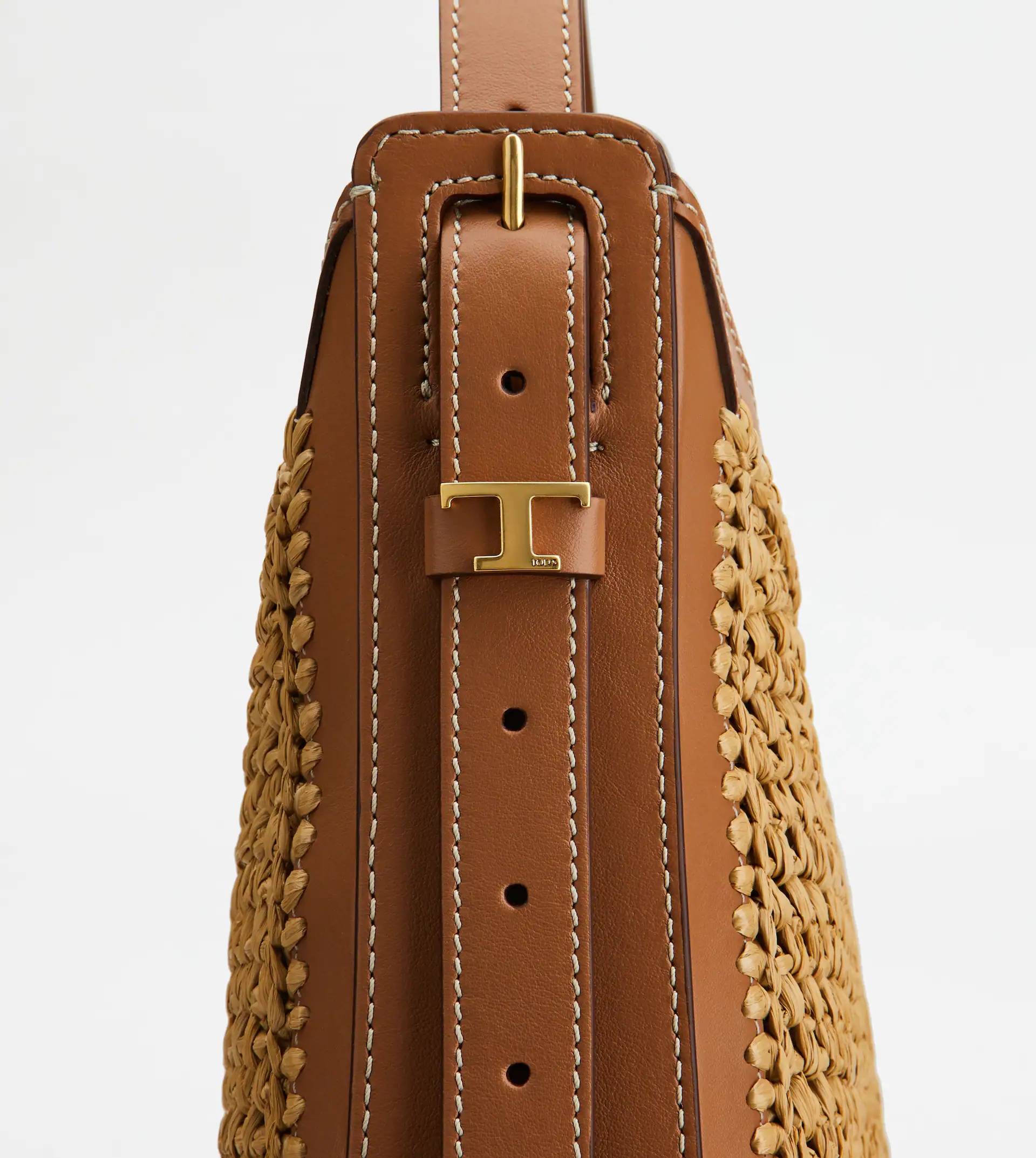 TOD'S OBOE BAG SMALL - BEIGE, BROWN - 5