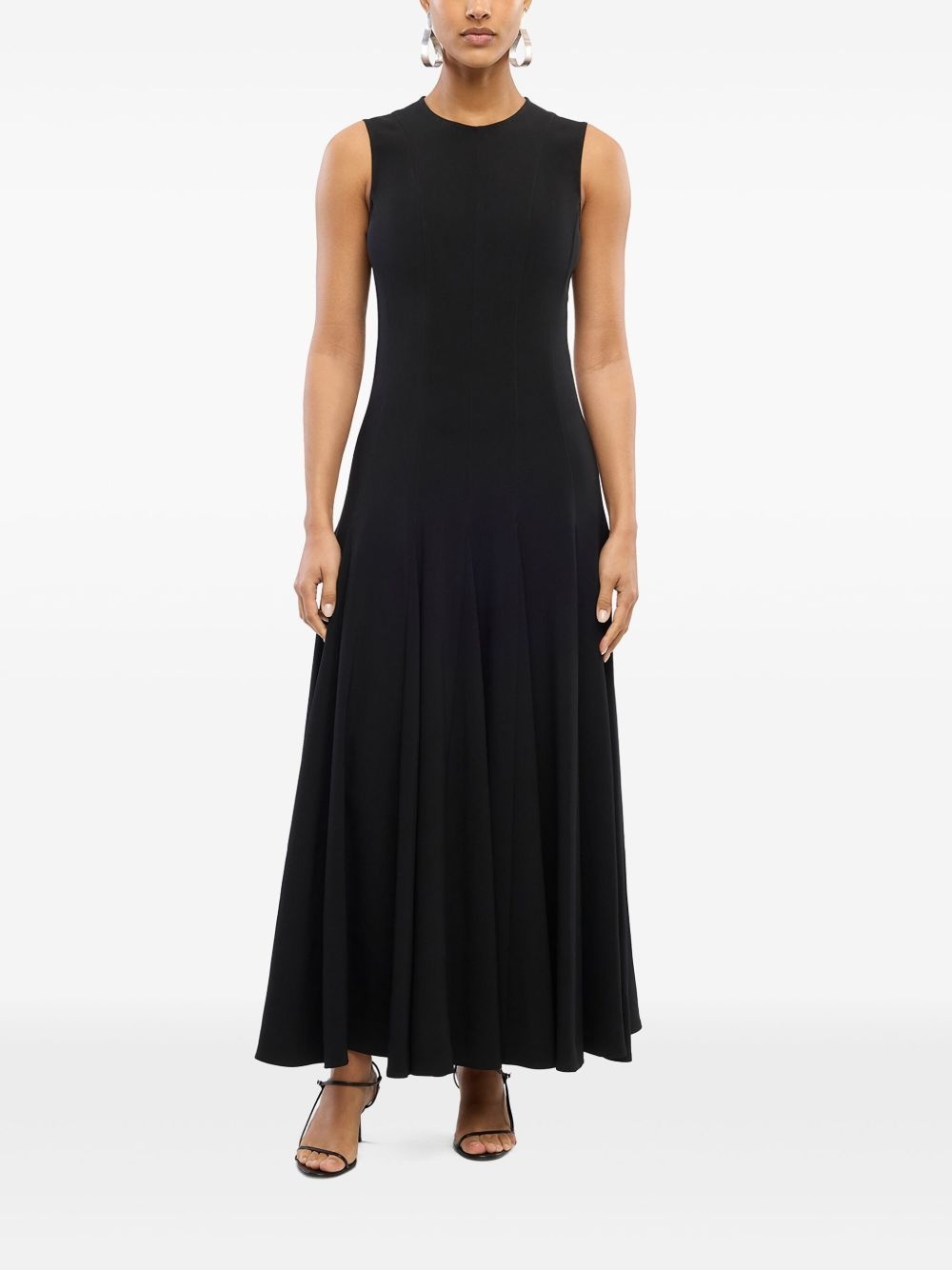 panelled flared dress - 2
