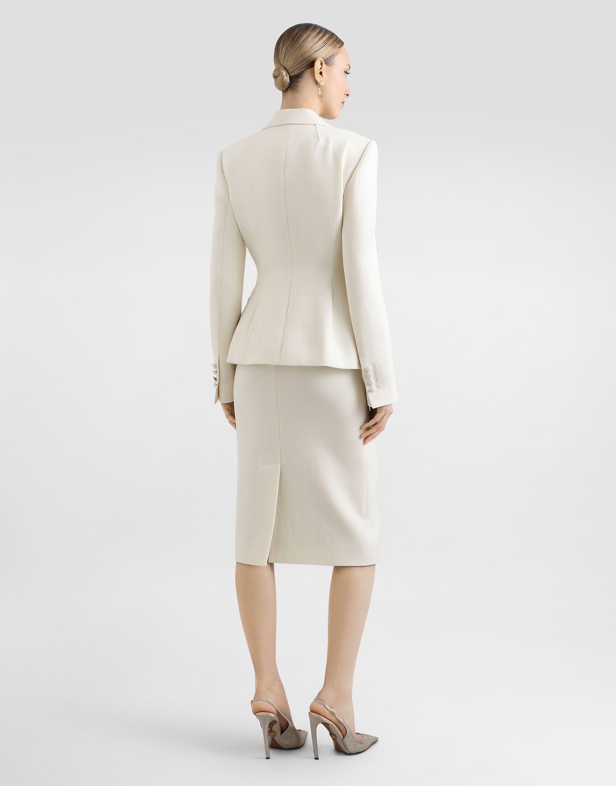 Skirt in double crêpe - 3
