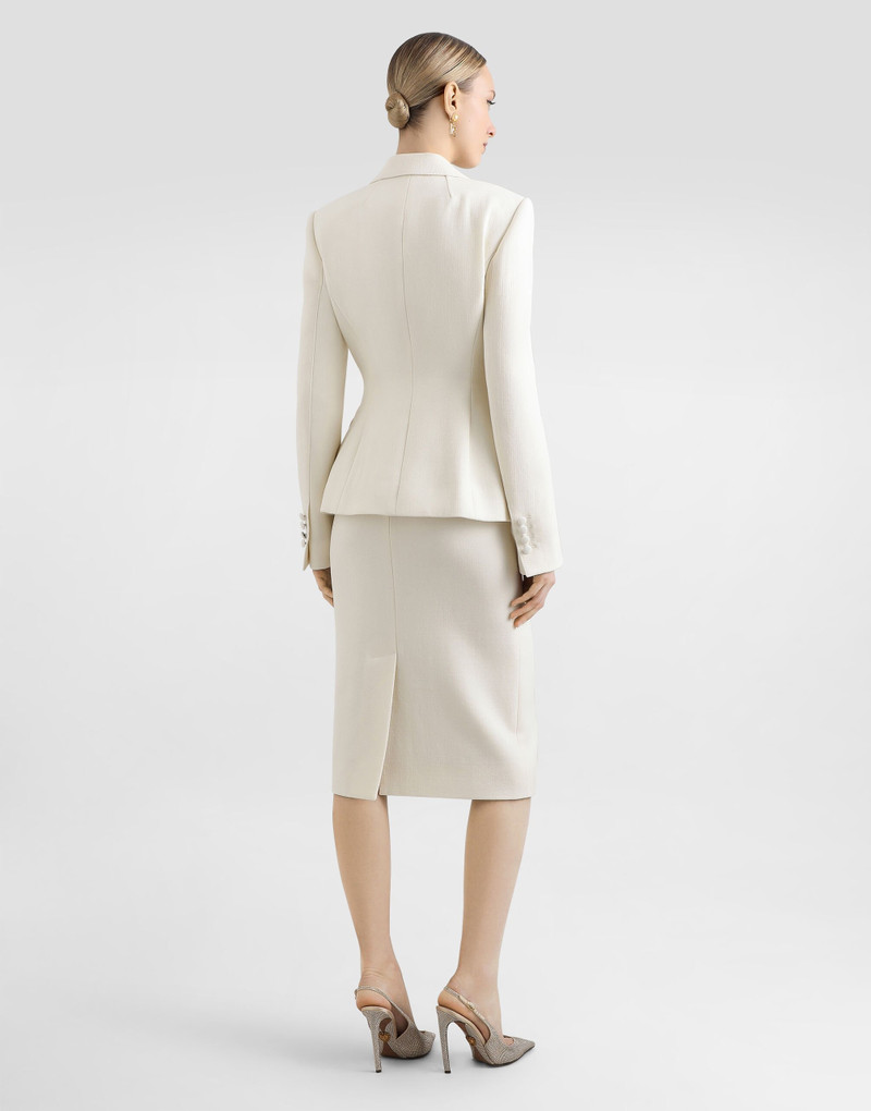 Skirt in double crêpe 3