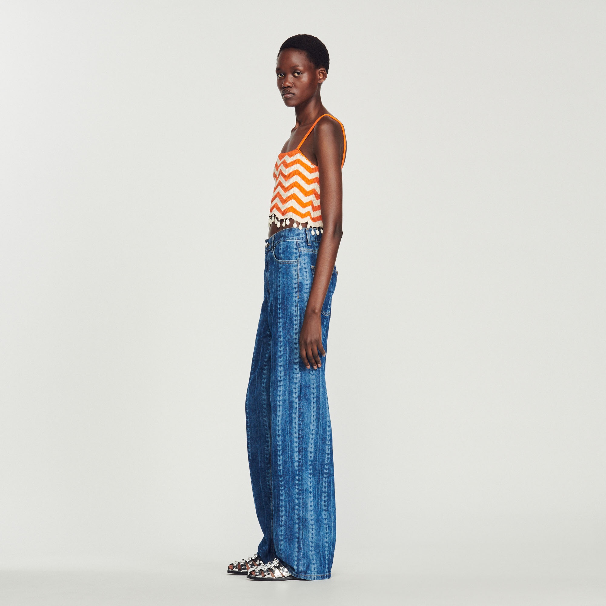 Drop-bead crop top - 7