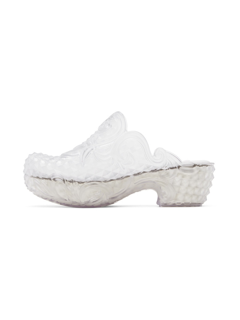 Transparent Melissa Edition Court Clogs 3