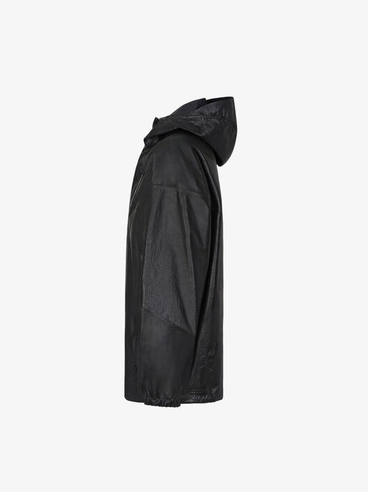 WINDBREAKER IN EXTRA-FINE PAPER-EFFECT LEATHER - 3