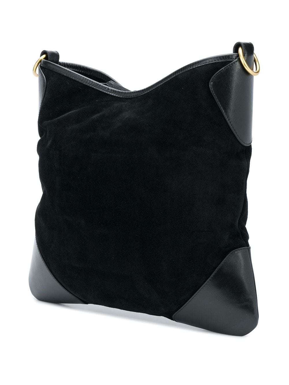 square fabric shoulder bag - 3