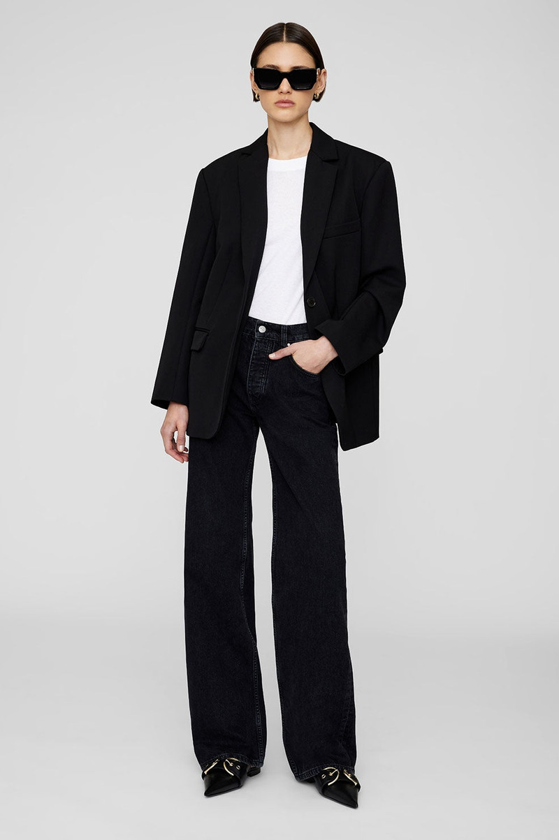 ANINE BING Hugh Jean - Vintage Black outlook