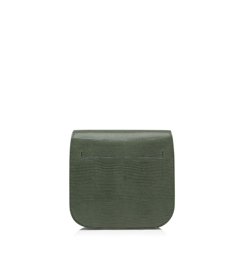 LIZARD-EFFECT SUEDE LEATHER TARA MINI CROSSBODY 3