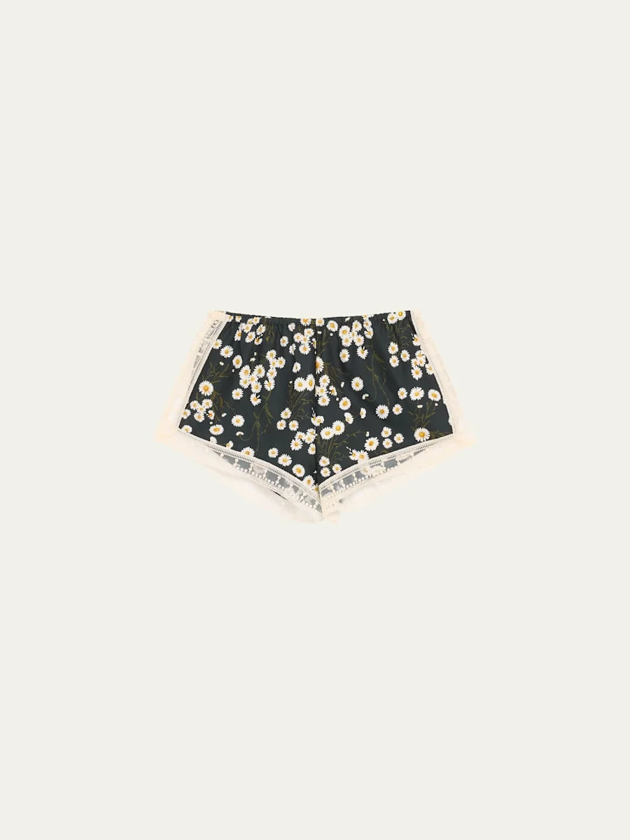 Moi Floral-Print Twill Shorts - 1