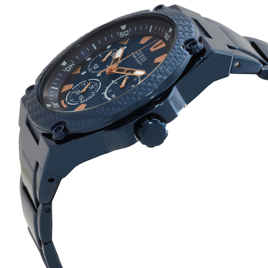Guess - Guess Legacy Quartz Blue Dial Men's Watch W1305G4 - 2