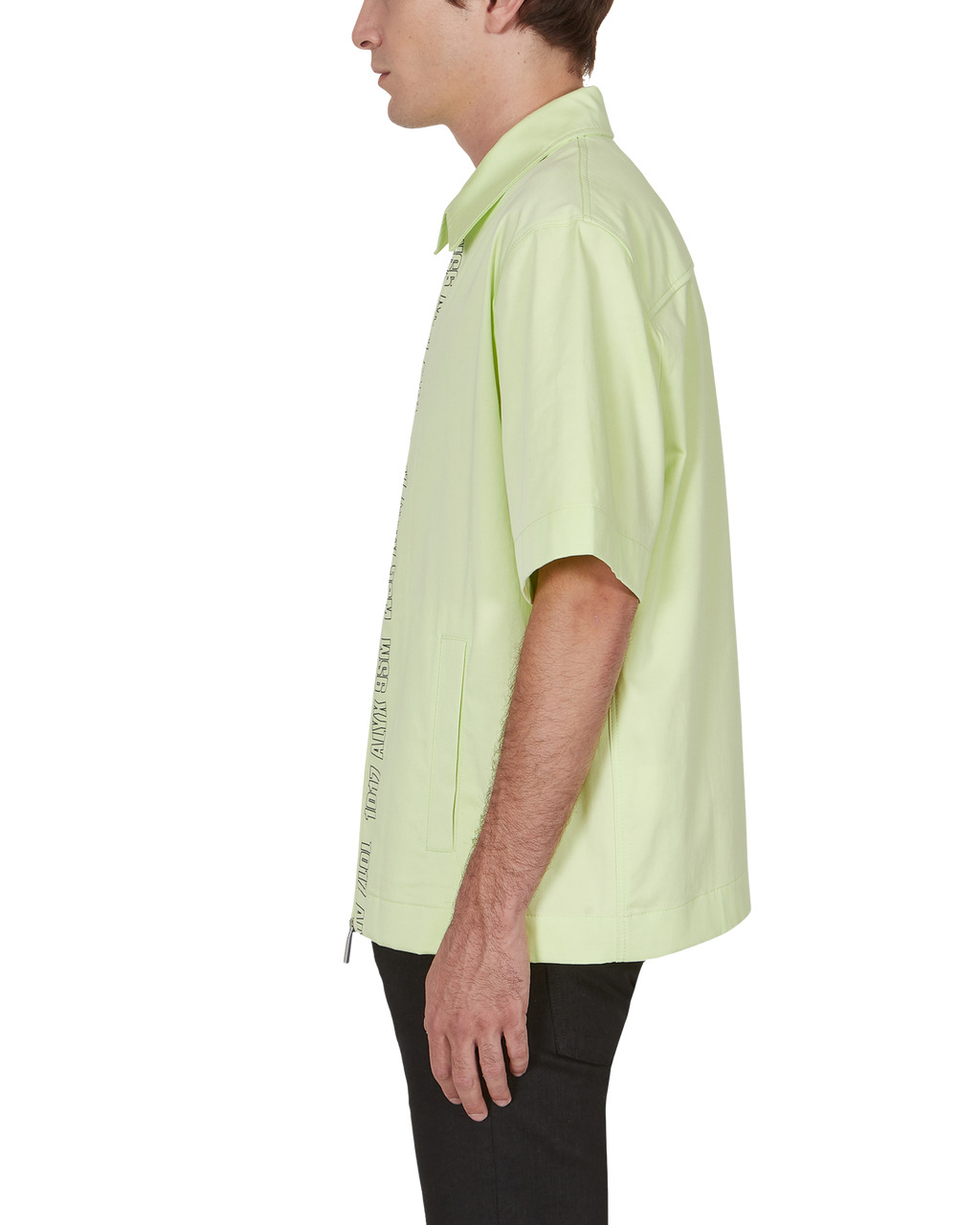 GRAPHIC S/S ZIP SHIRT - 4