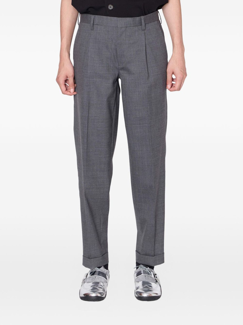 pleated cuffed trousers 1