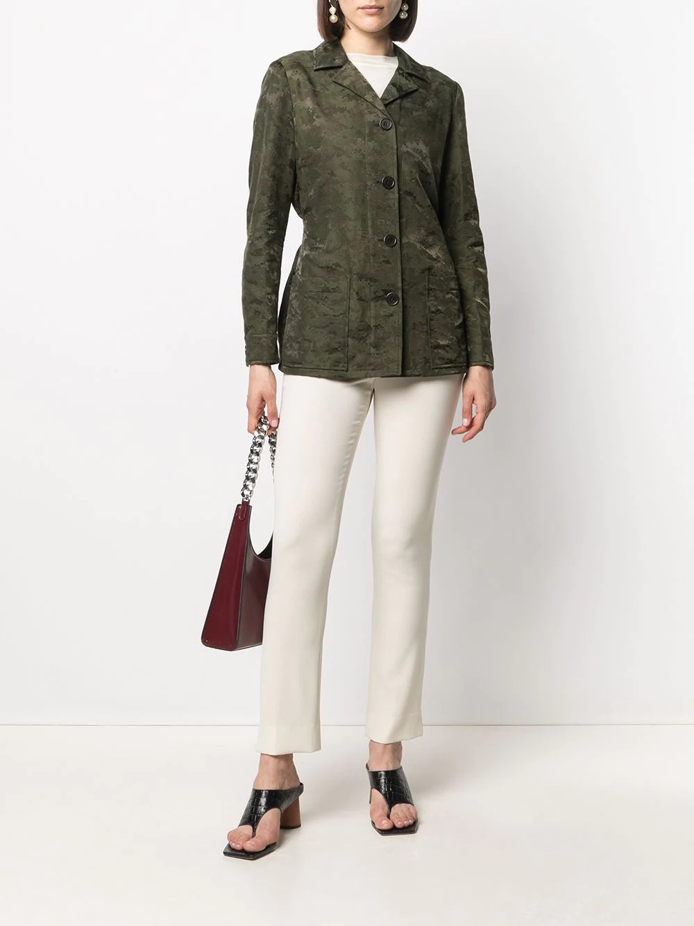 camouflage-print jacket - 2