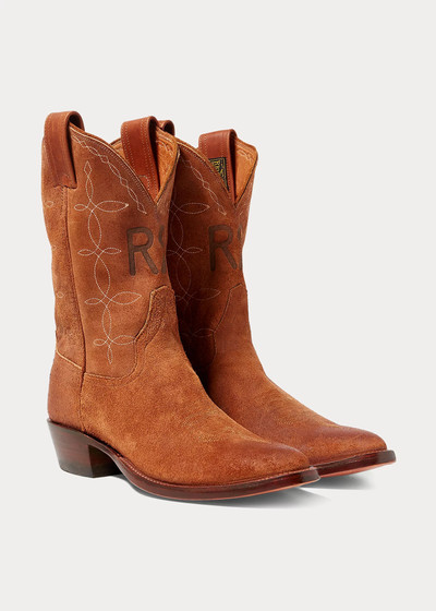 RRL by Ralph Lauren Plainview Suede Cowboy Boot outlook