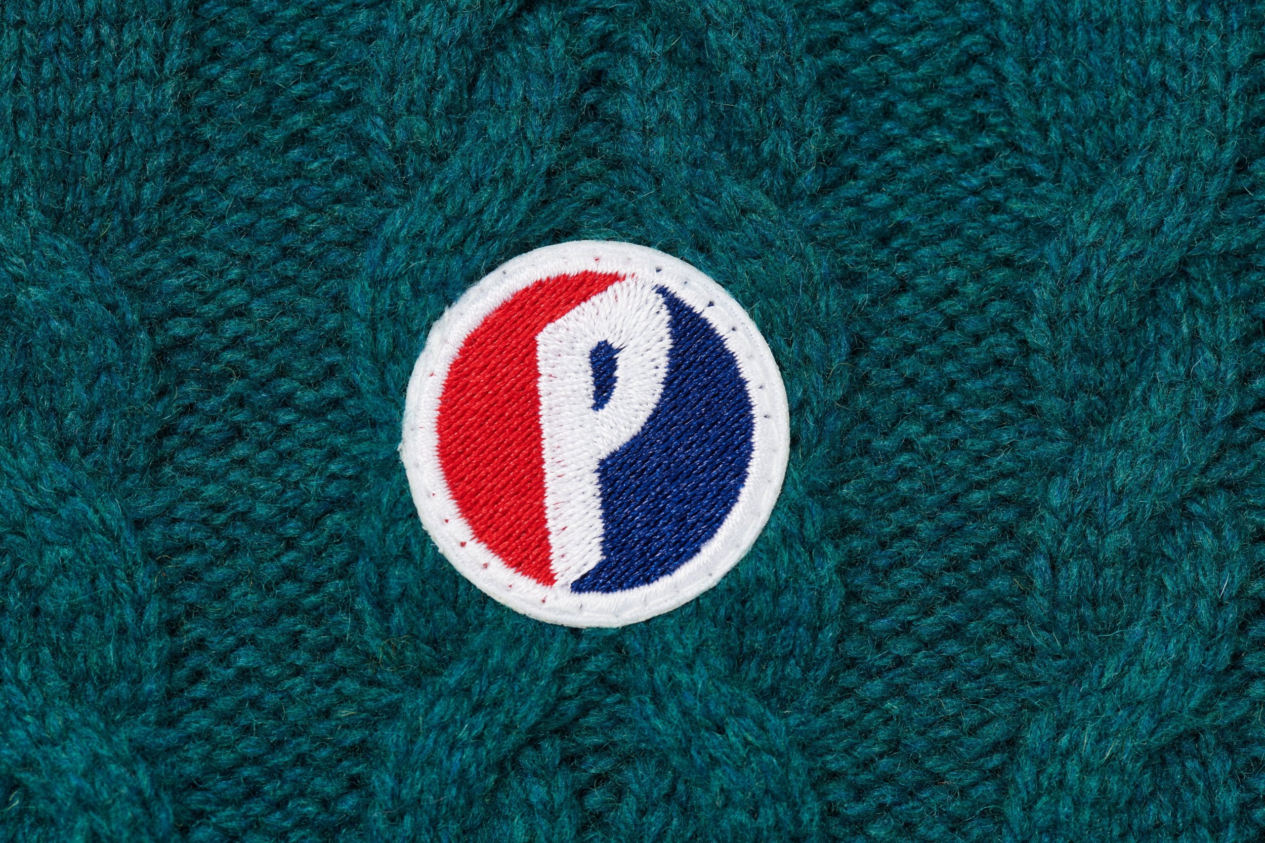 CABLE KNIT TEAL - 3