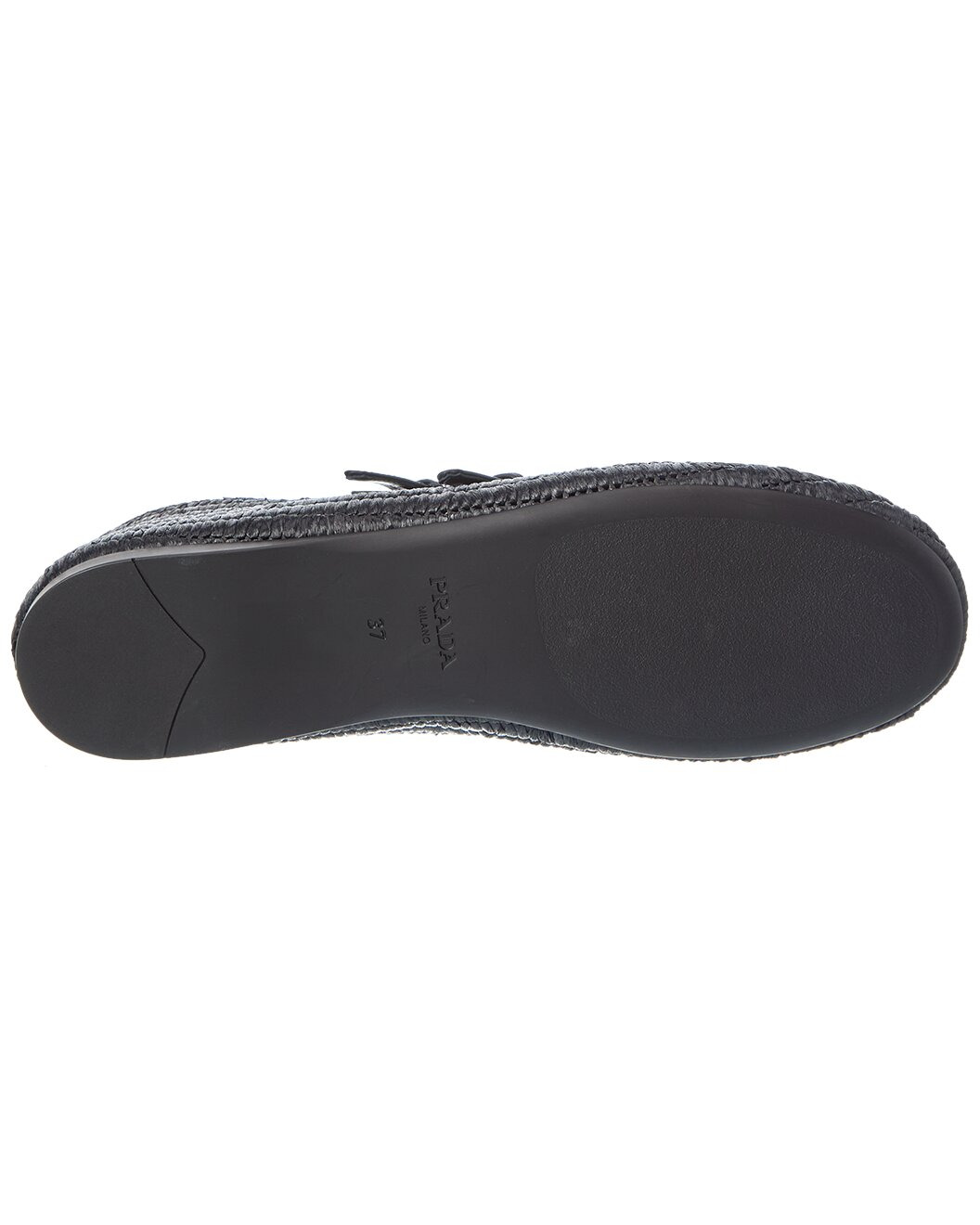 Prada Logo Crochet Ballerina Flat - 4