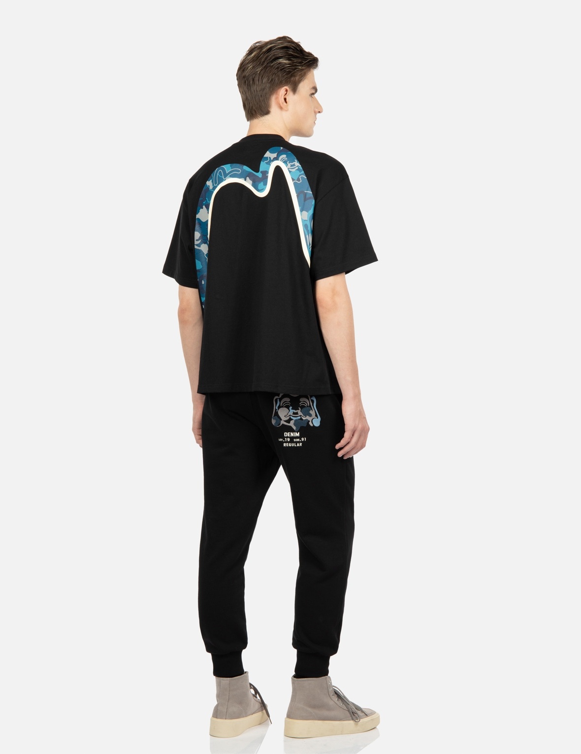 CAMOUFLAGE GODHEAD EMBROIDERY SWEATPANTS - 3