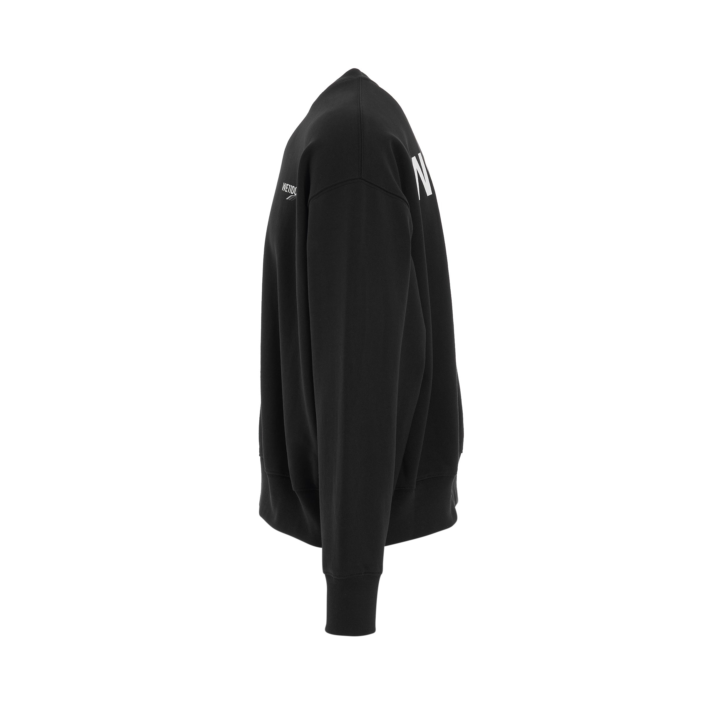 Basic 1506 Logo Sweatshirt in Black - 3